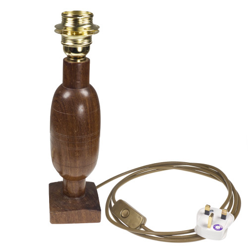 ES | E27 | Edison Screw Lampholder and Cable Kit For Wooden Lamp Bases KIT31