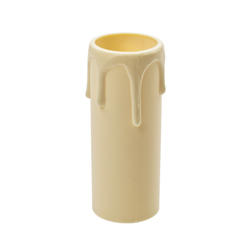 Ivory Candle Drip Tube 24x65mm PLU1791