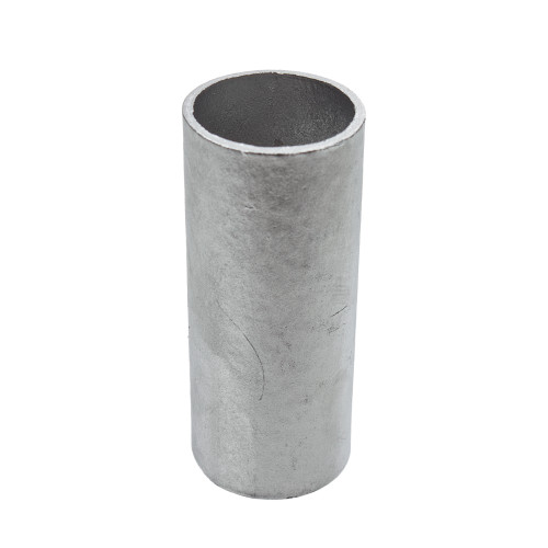 Silver Candle Tube Cover Plain 24 x 65mm 4156179