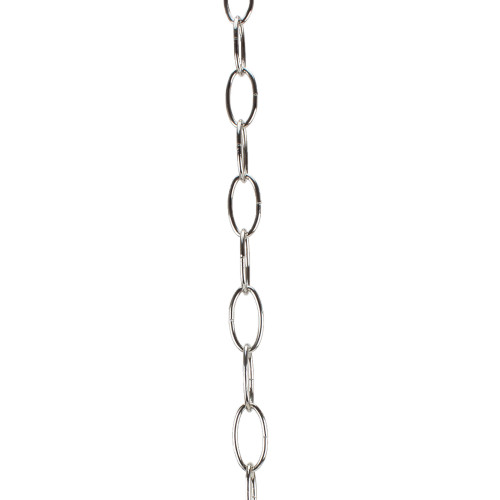 Oval Lighting Chain Steel Nickel Plated 4623731