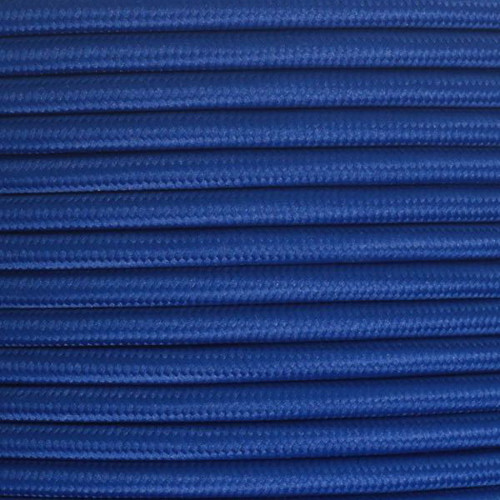 Royal Blue Round 3 Core Fabric Cable 4545788