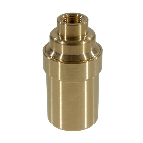 SES | E14 | Small Edison Screw Brass Plain Lampholder With 10mm Entry 5088554