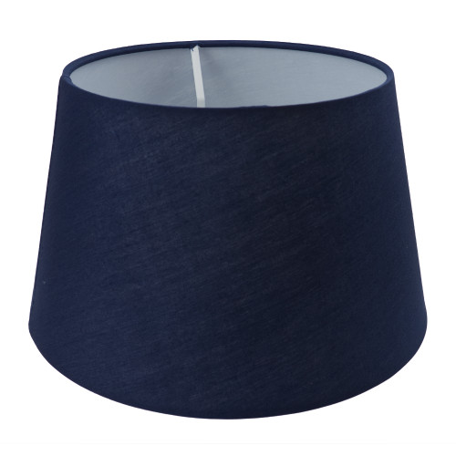 Drum Shade 25cm Tapered Navy Blue 7566548
