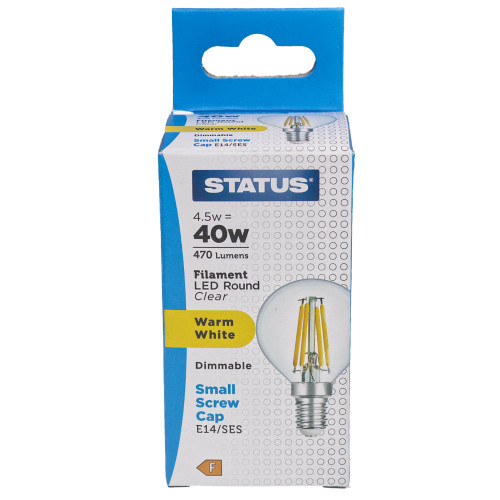 4.5w SES Warm White Dimmable Filament LED 8522126