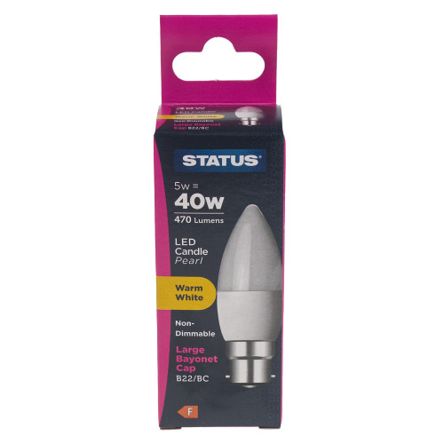 BC | Bayonet Cap 5w Warm White LED Lamp