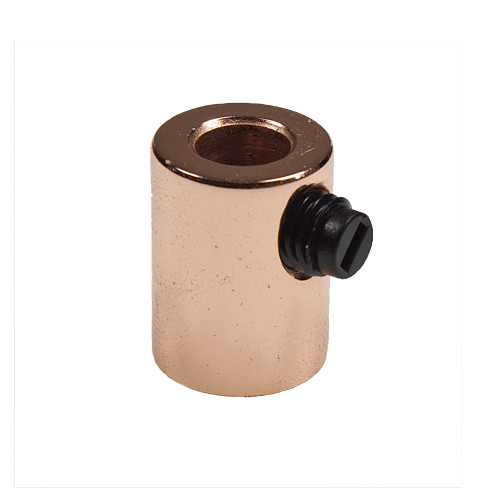 Copper Cord Grip with Grub Screw 10mm Female Thread