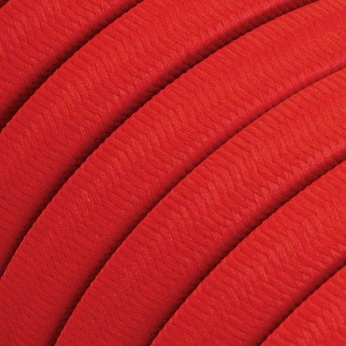 Red Festoon Lighting Braided Cable 1.5mm
