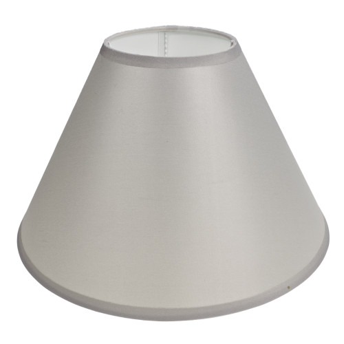 Conical Shade 25cm Taped Edge Beige