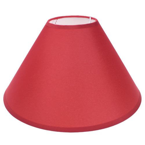 Conical Shade 30cm Taped Edge Raspberry