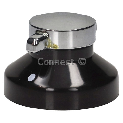 Hotplate/Grill Control Knob - Black / Chrome