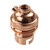 BC | B22 | Bayonet Cap Copper Un-Switched Lampholder 10mm Entry