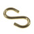 Brass Plated Lighting Chain S Hook