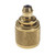 ES | E27 | Edison Screw Brass Pendant Lampholder with Knurled Centre 4456883