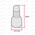 Closed End Plastic Crimp Connector Large [PLU30754]