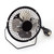 4" USB Fan Metal Black Finish 4887426