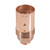 SES | E14 | Small Edison Screw Plain Copper Lampholder with 10mm Entry 4946226
