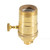 E26 Brass Threaded Switched Lampholder With 1/8" IP Thread 5005073