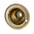 Brass Plated 65mm Ceiling Rose With Hook [PLU28732]