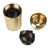 SES | E14 | Small Edison Screw Brass Plain Lampholder With 10mm Entry
