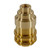 SES | E14 | Small Edison Screw Brass Threaded Lampholder With 10mm Entry and Shade Rings 5088542