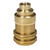 SES | E14 | Small Edison Screw Brass Threaded Lampholder With 10mm Entry and Shade Rings