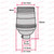 E26 Nickel Threaded Lampholder With 1/8" IP Thread 5555413