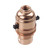 BC | B22 | Bayonet Cap Copper Switched Safer Lampholder 10mm Entry