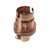 BC | B22 | Bayonet Cap Copper Un-Switched Lampholder 10mm Entry with Stem Lock