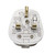 White 13A Super Grip Plug Top  [PLU6641]