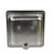 Brass Square Frosted Bulkhead IP64 - Satin Nickel 6215866