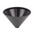 Black Plastic Ceiling Rose With Grub Screw [372 PLU43933]