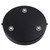 160mm Black Ceiling Rose with 10mm Holes and Fixing Plate 8184447