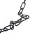 Square Steel Lighting Chain Black Brass Plated 8034789