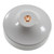 White Metal Ceiling Cap 100mm With Grommet 8414034