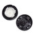 Black Body White Button Single Pole Inline Foot Switch 8814552
