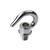Chrome Hook With 10mm Male Thread 40001