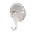 White Lever Suction Hook 55mm W4