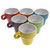 Universal Set of 6 Stackable Espresso Coffee Mugs with Stand 11135355