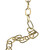 Brass Chain 1" Oval Links 9025
