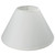 Conical Shade 35cm Taped Edge White