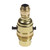 BC | B22 | Bayonet Cap Brass Switched Lampholder With 3 Part Cord Grip