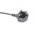 Universal 10m Grey Cable & 13A Plug Assembly (2-Core x 0.75mm)