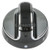 Hob Control Knob - Black / Chrome