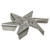Fan Motor 6 Blade D Shaft Fit : Outside Dia. 153mm