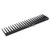 Detangling Comb, Nickel/Black