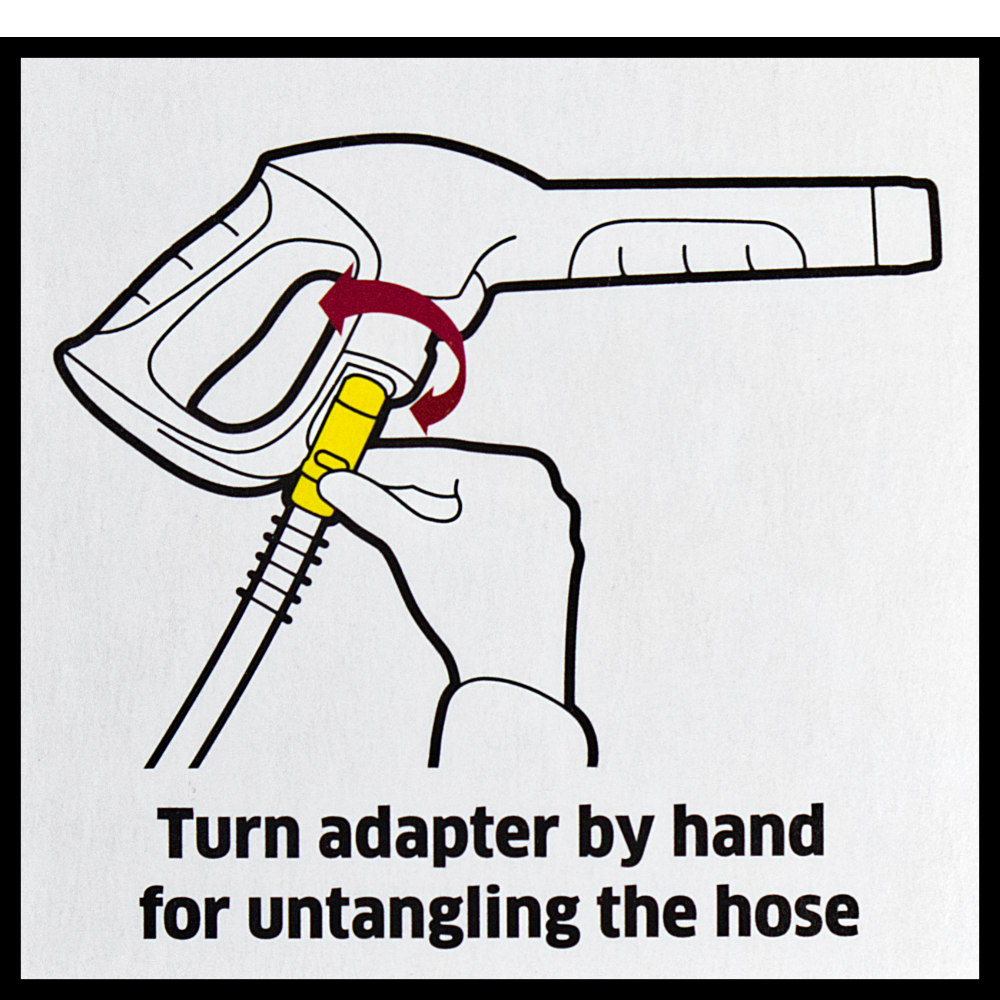 Karcher Pressure Washer Quick Fit Anti Twist Swivel Adaptor