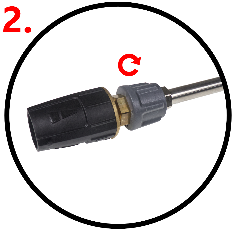 Karcher Triple Jet Nozzle - Side View