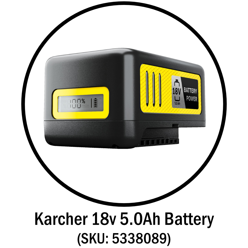 Karcher 18v 5.0Ah Battery