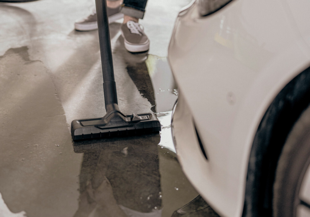 Karcher Wet and Dry Floor Nozzle - Easy Switching Between Wet & Dry Cleaning