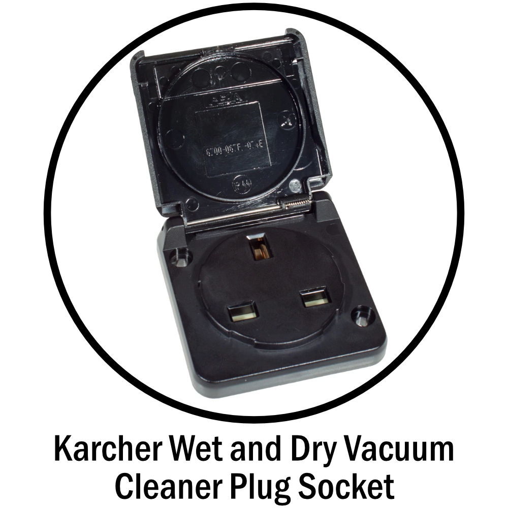 Karcher Wet and Dry Vacuum Cleaner Plug Socket